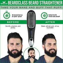 Premium Beard Straightener Heated Brush